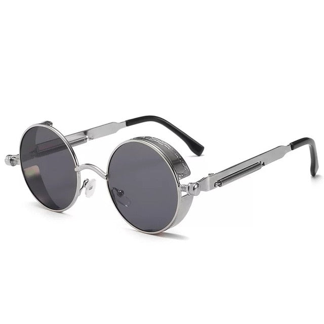 Round Retro Cool Shades. "Rodeo Rider" Sunglasses. Polarized lens. WickedYo